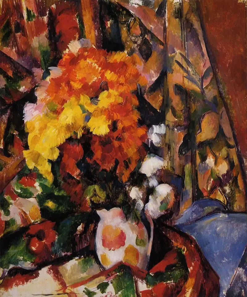 Vase fleuri - Paul Cézanne