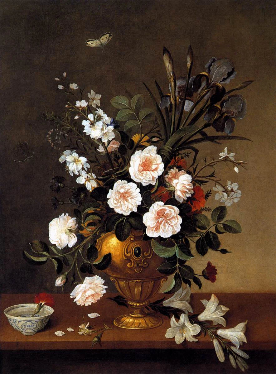 Vase à fleurs et bol en céramique - Pedro de Camprobín