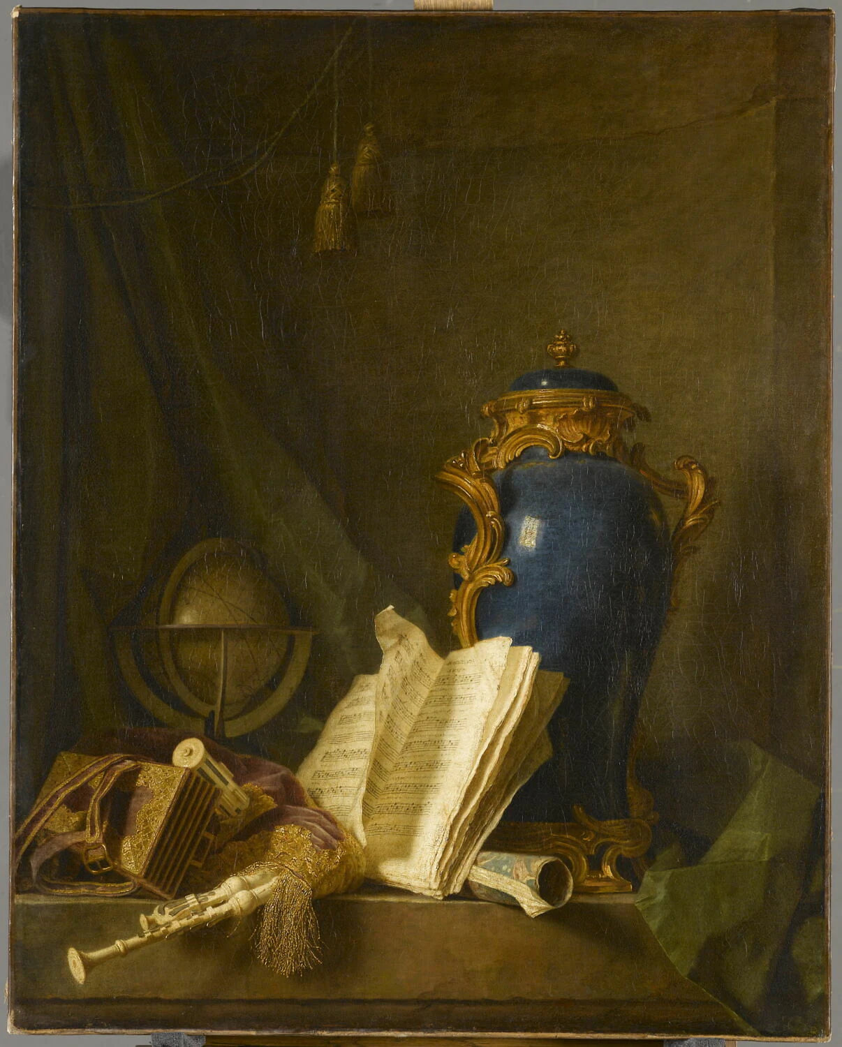 Vase de lapis, sphère et musette. - Henri-Horace-Roland Delaporte