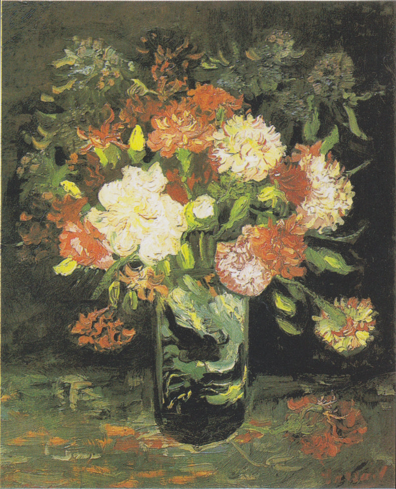 Vase aux œillets, F245 – Van Gogh