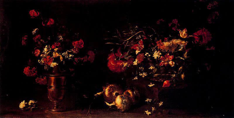 Vases et oignons - Mario Nuzzi