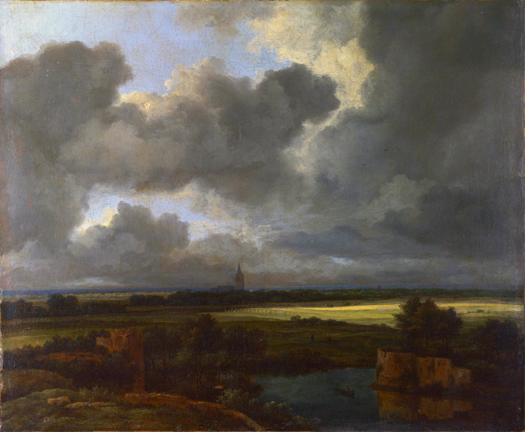 Un vaste paysage avec ruines - Jacob van Ruisdael