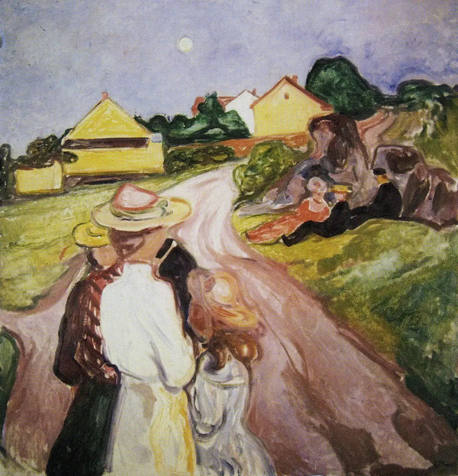 Veille de la nuti du milieu de l'été - Edvard Munch