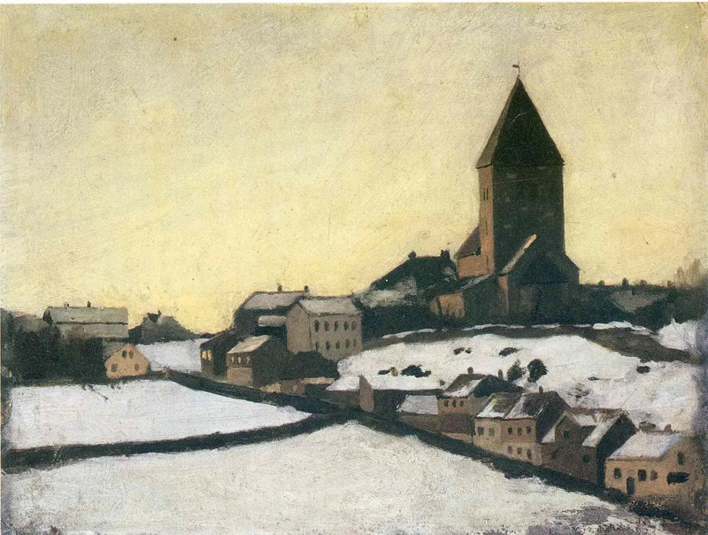 Veille Église d'Aker - Edvard Munch