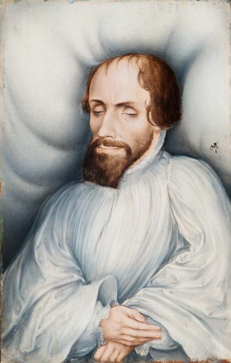 Veit Dietrich sur son lit de mort - Lucas Cranach the Elder image 1 reproduction d’œuvre d’art à l’huile