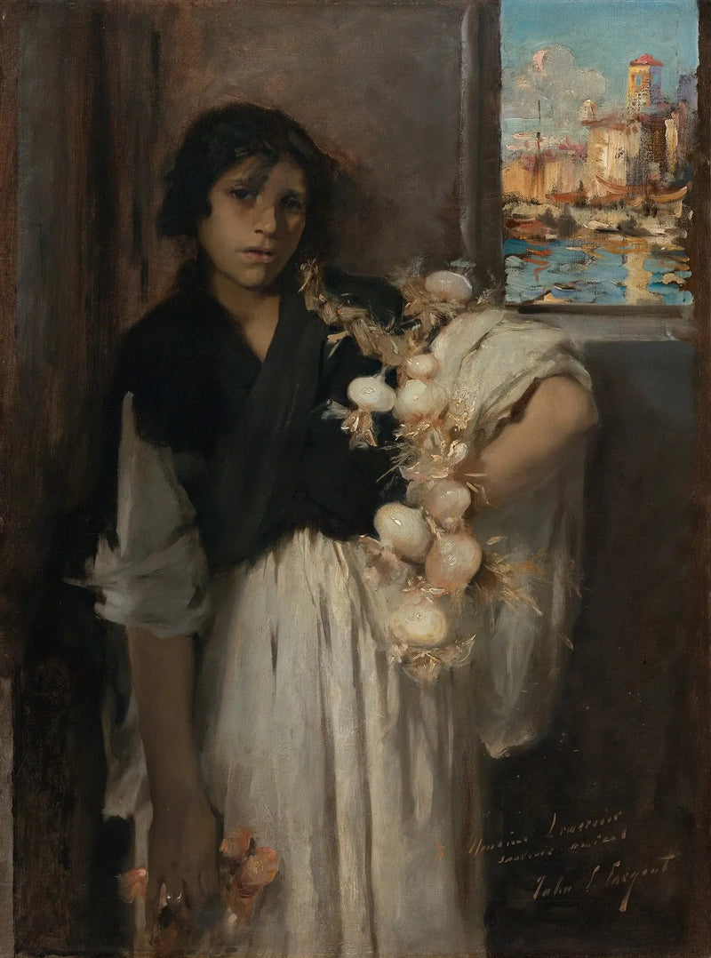 Vendeur d'oignons vénitien - John Singer Sargent