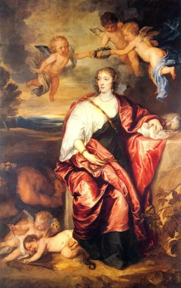 Venetia, Lady Digby dans le rôle de Prudence - Antoine van Dyck image 1 reproduction artisanale de tableau