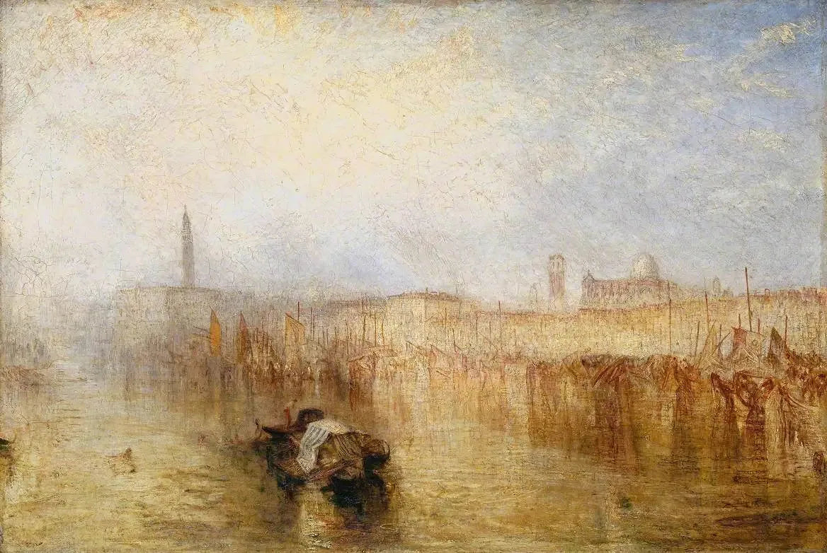 Venice Quay, Ducal Palace - J. M. W. Turner image 1 reproduction d’œuvre d’art à l’huile