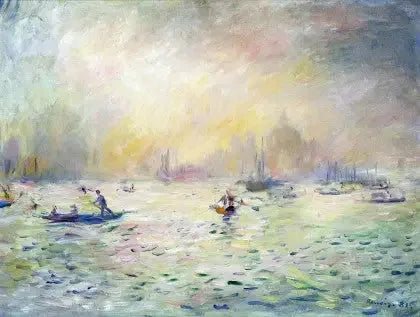 Venise — brouillard - Pierre-Auguste Renoir image 1 reproduction de peinture à l’huile