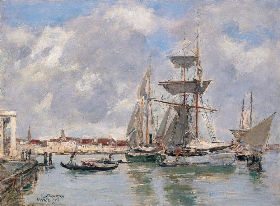 Venise. Grand Canal - Eugène Boudin