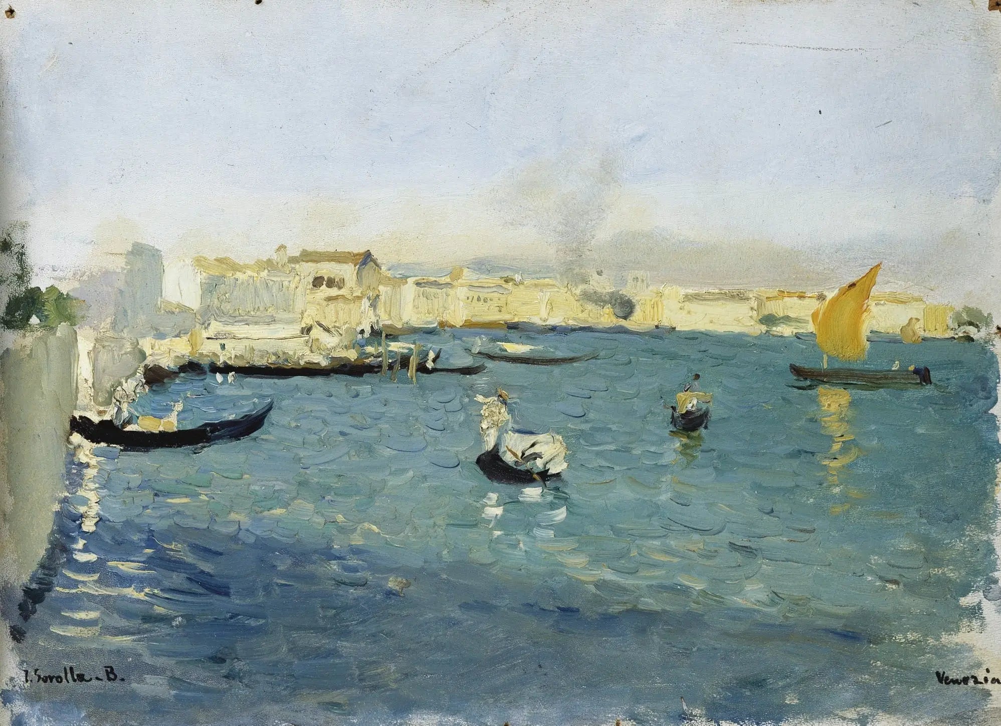 Venise - Joaquín Sorolla image 1 reproduction artisanale de tableau