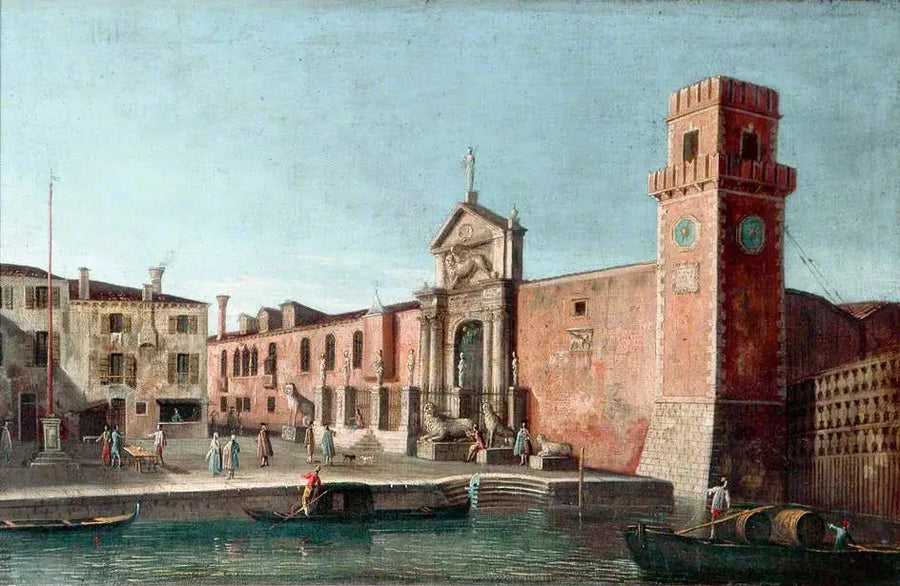 Venise : L'Arsenal - Canaletto