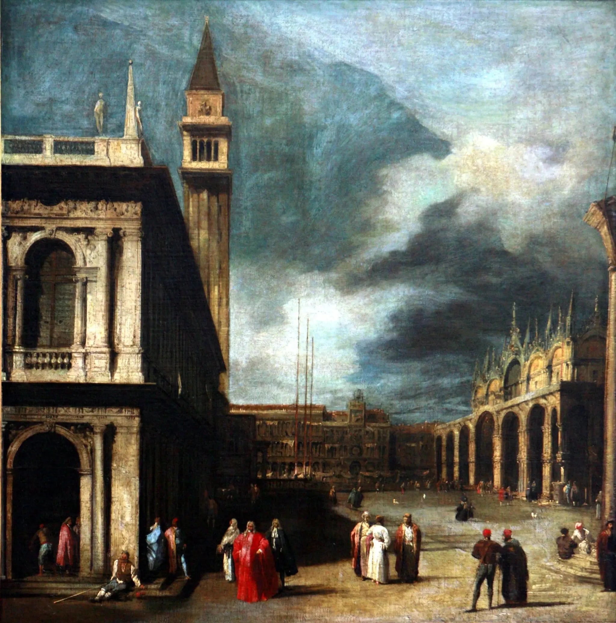 Venise, la Piazzetta Saint-Marc - Canaletto image 1 reproduction de peinture à l’huile