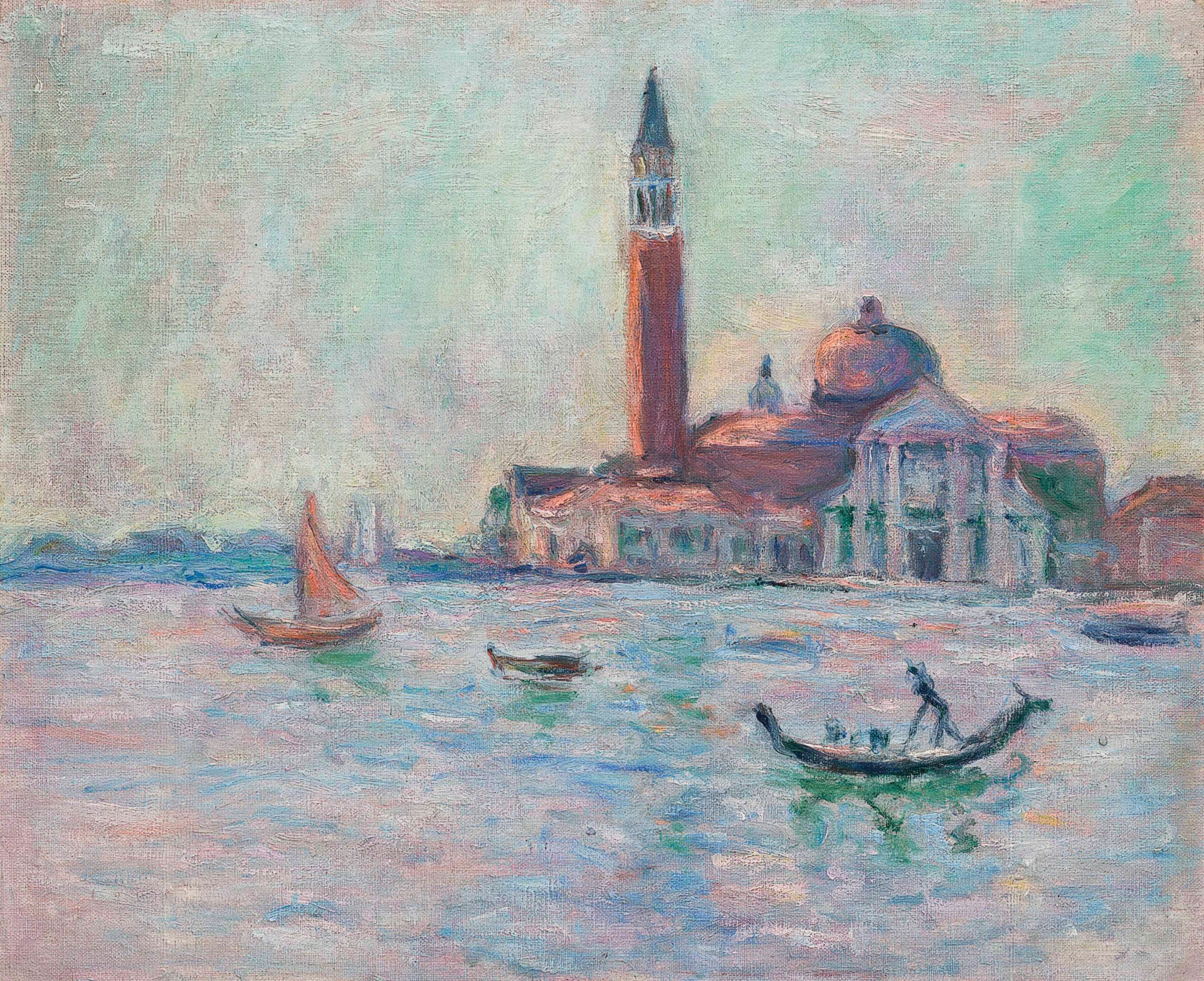 Venise, la Salute - Blanche Hoschedé Monet image 1 reproduction réalisée par Alpha Reproduction