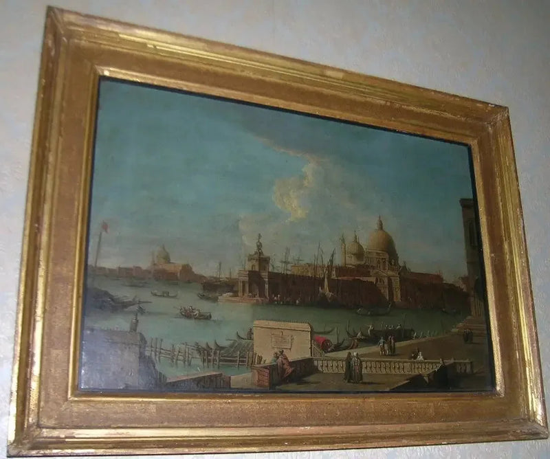 Venise : le Môle vers la Douane et Santa Maria della Salute - Canaletto