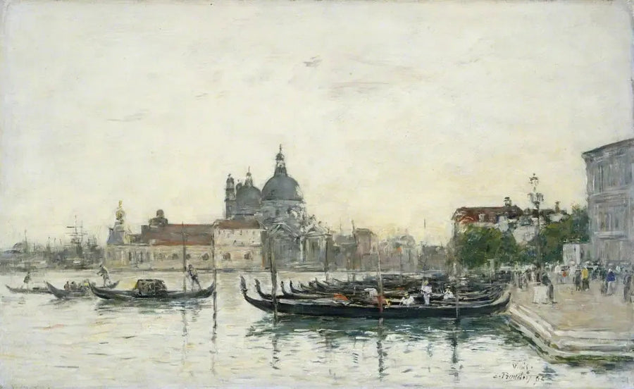 Venise, le Molo - Eugène Boudin