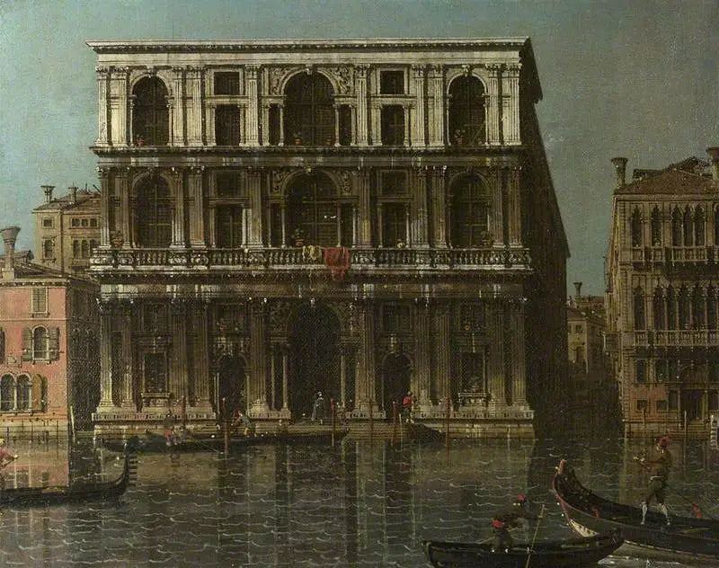 Venise : Palais Grimani - Canaletto image 1 copie peinte à la main à l’huile