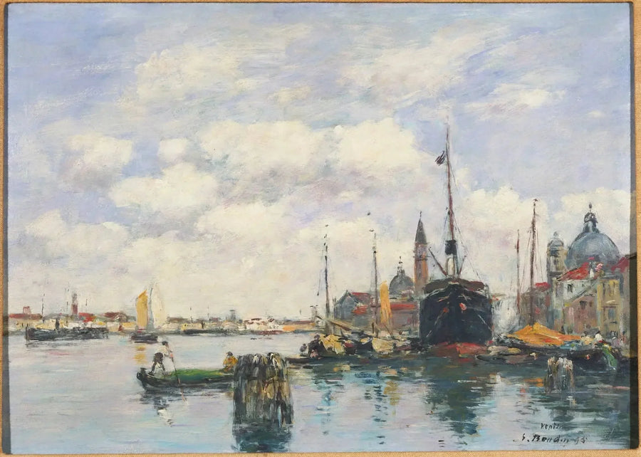 Venise – Paysage marin à la Giudecca - Eugène Boudin