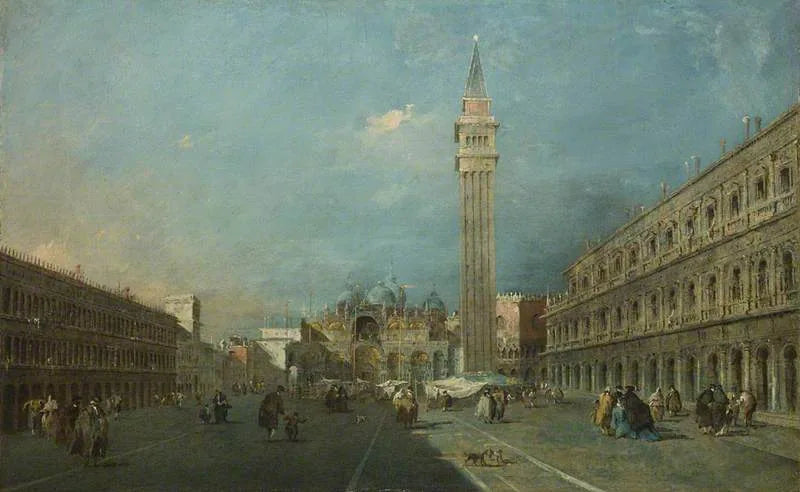 Venise : Piazza San Marco - Francesco Guardi image 1 tableau peint à l’huile sur toile