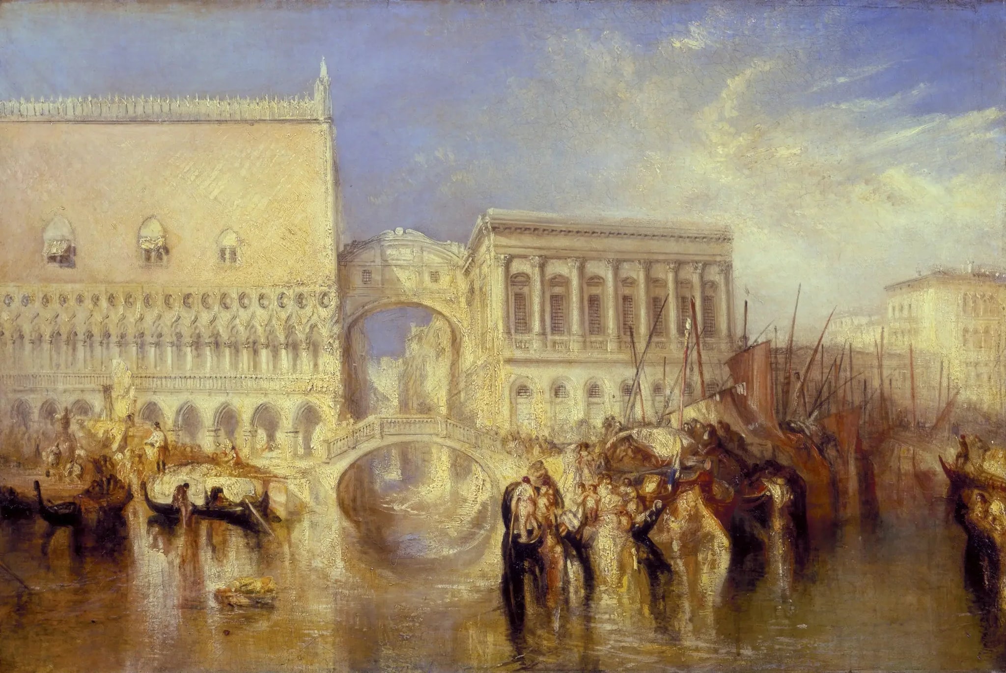 Venise, Pont des soupirs - J. M. W. Turner image 1 reproduction d’œuvre d’art à l’huile