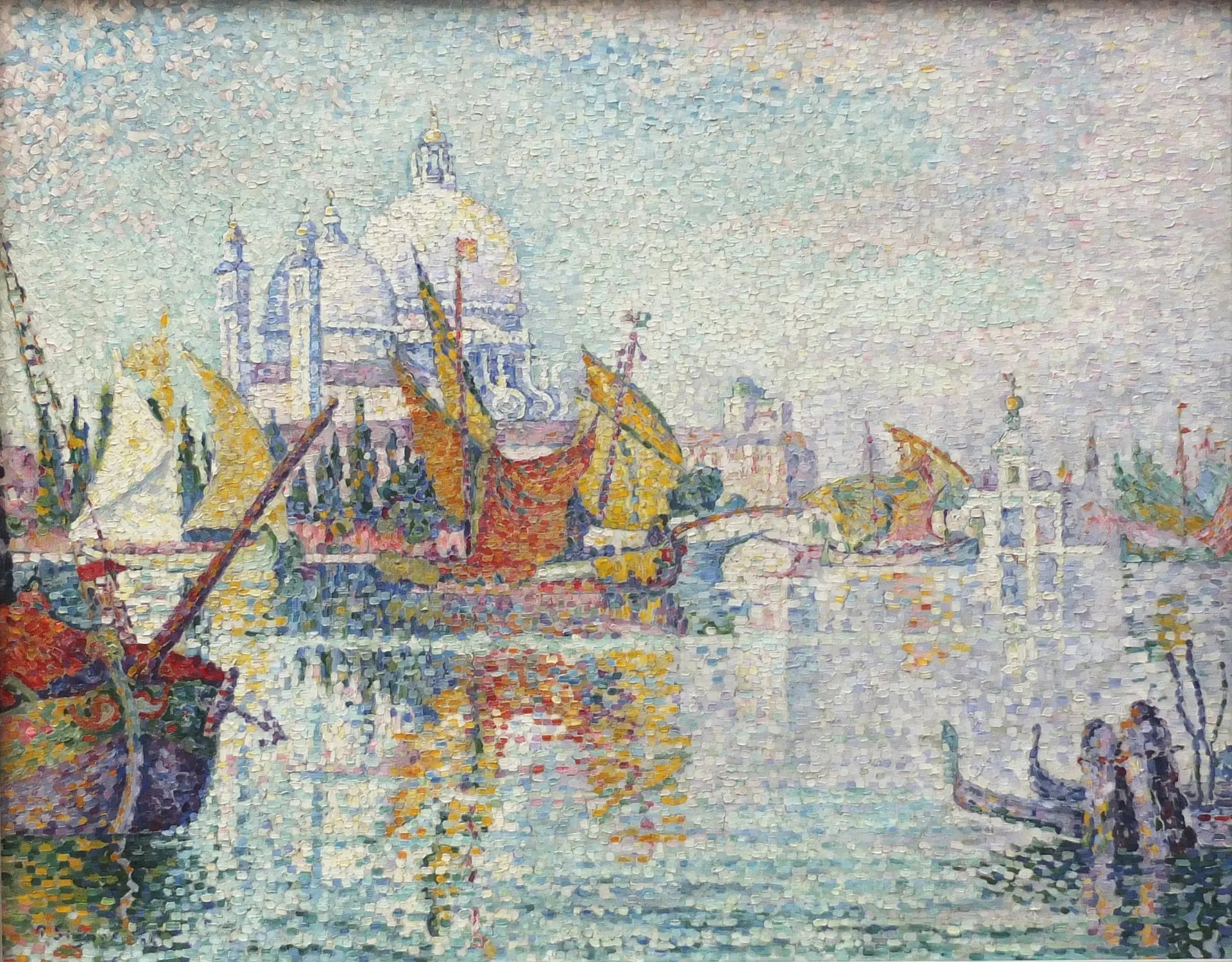 Venise, Santa Maria della Salute - Paul Signac image 1 copie de tableau peinte à la main