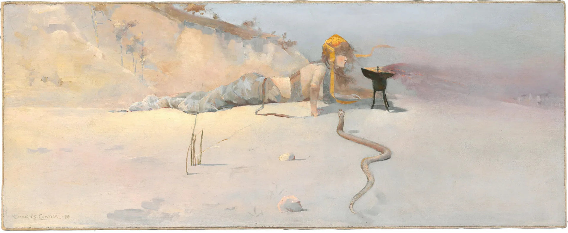 Vent chaud - Charles Conder image 1 copie peinte à la main à l’huile