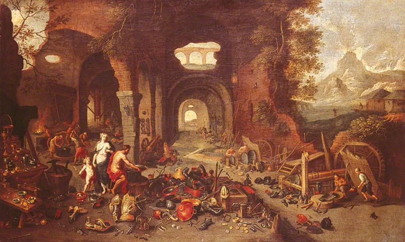 Vénus à la forge de Vulcain - Jan Brueghel le Jeune