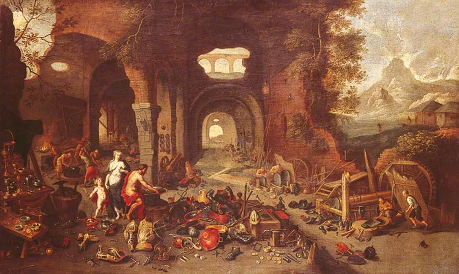 Vénus à la forge de Vulcain - Jan Brueghel le Jeune