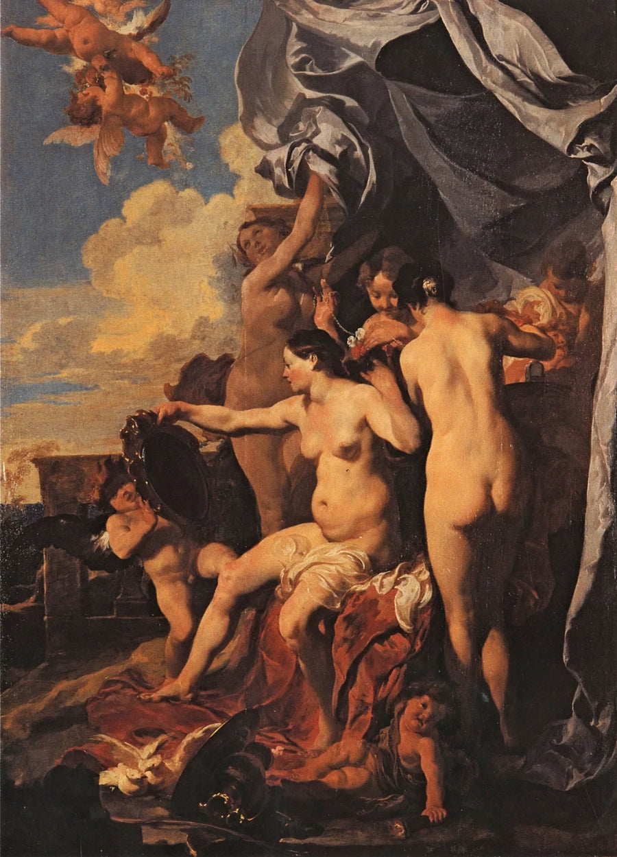 Vénus à ses toilettes - Johann Liss image 1 reproduction de peinture à l’huile