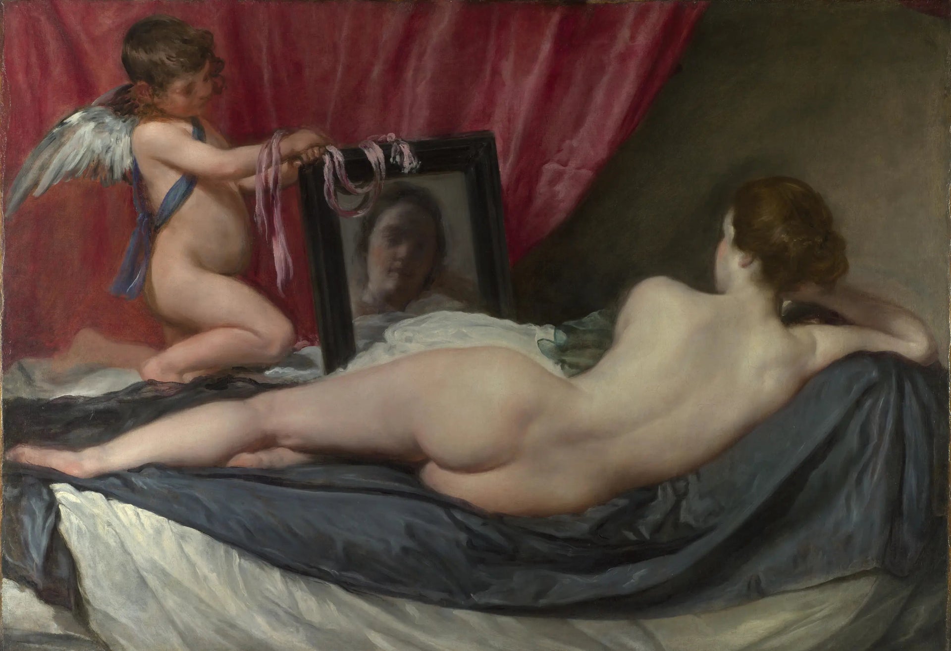 Vénus à son miroir - Diego Velázquez image 1 tableau peint à l’huile sur toile