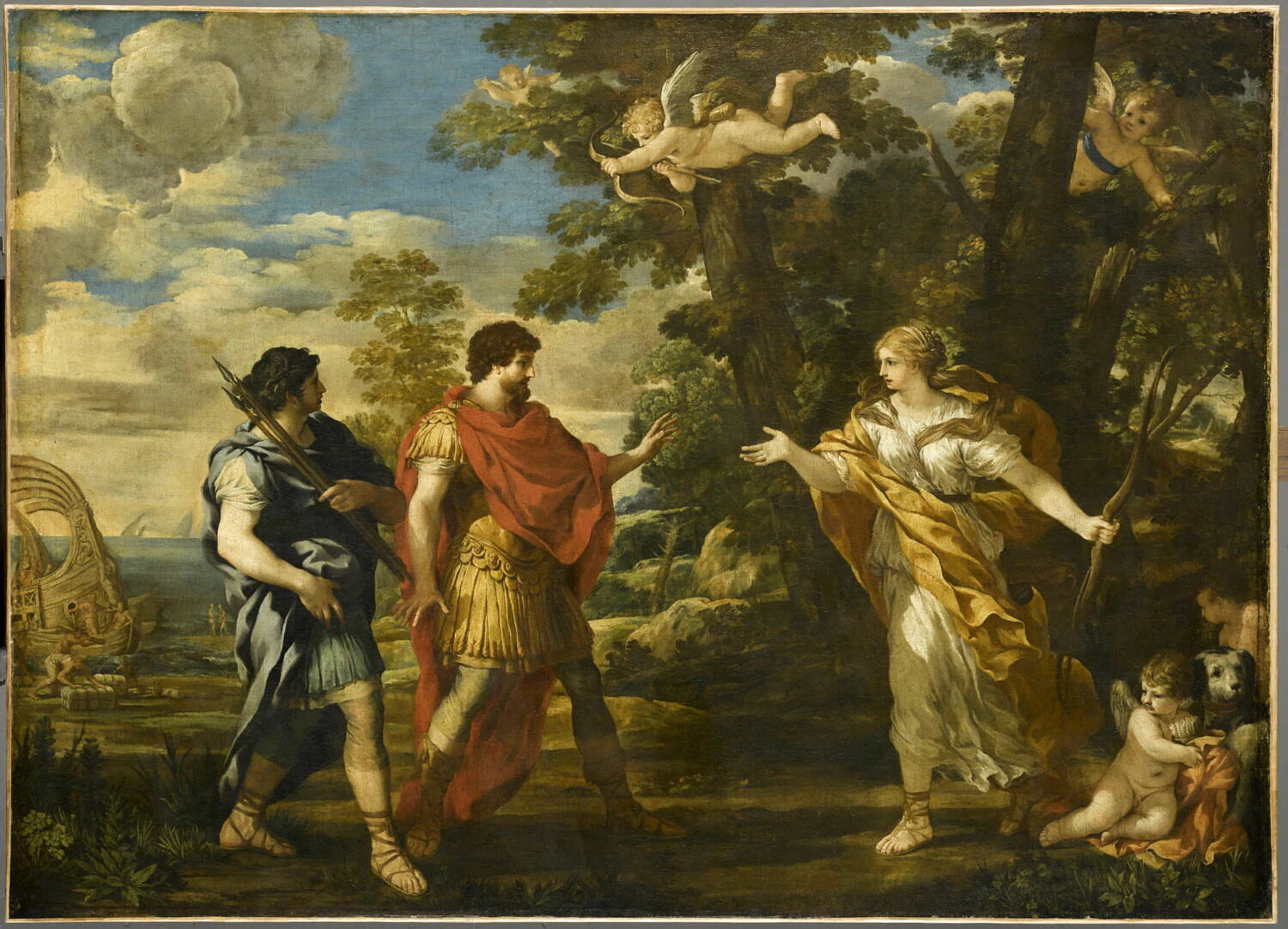 Vénus apparaissant à Énée - Cortone, Pierre de (Berrettini, Pietro)