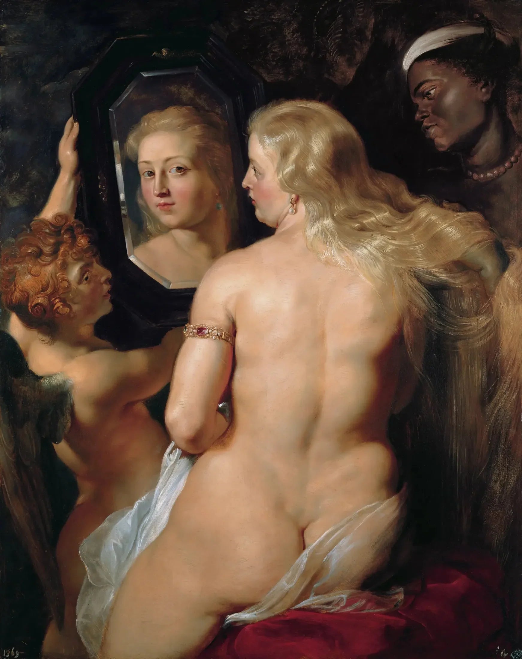 Vénus au miroir - Peter Paul Rubens image 1 reproduction de peinture à l’huile