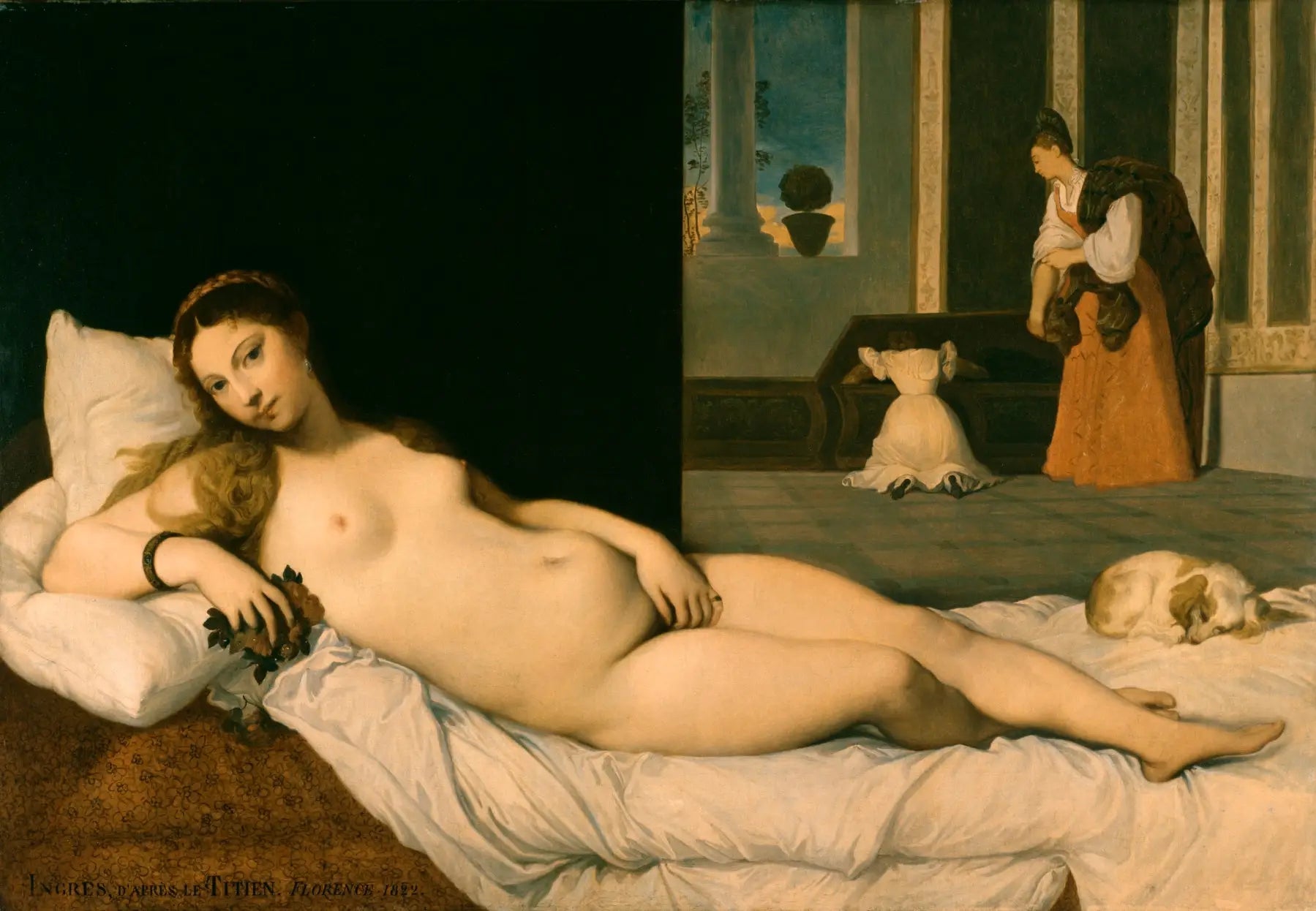 Vénus couchée - Jean-Auguste-Dominique Ingres image 1 copie peinte à la main à l’huile