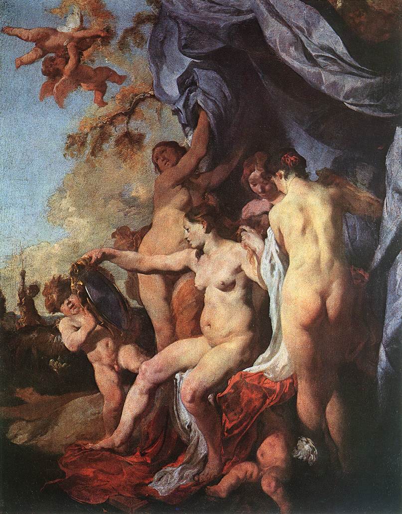 Vénus devant le miroir - Johann Liss image 1 reproduction d’œuvre d’art à l’huile
