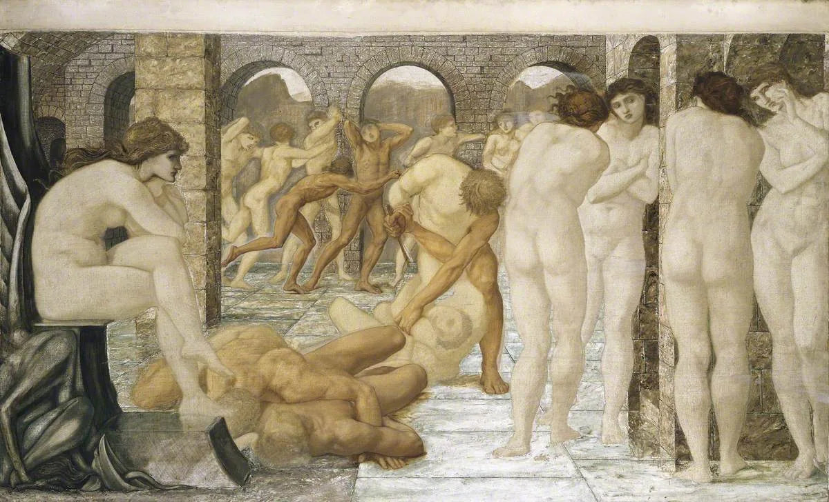 Vénus Discordia - Edward Burne-Jones image 1 copie de tableau peinte à la main