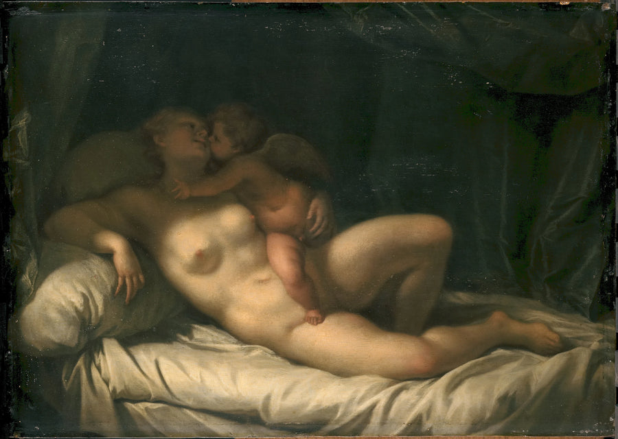 Vénus embrassée par Amor - Artiste inconnu du Rijksmuseum