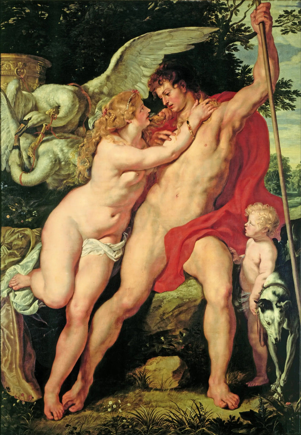Vénus et Adonis - Peter Paul Rubens image 1 reproduction réalisée par Alpha Reproduction
