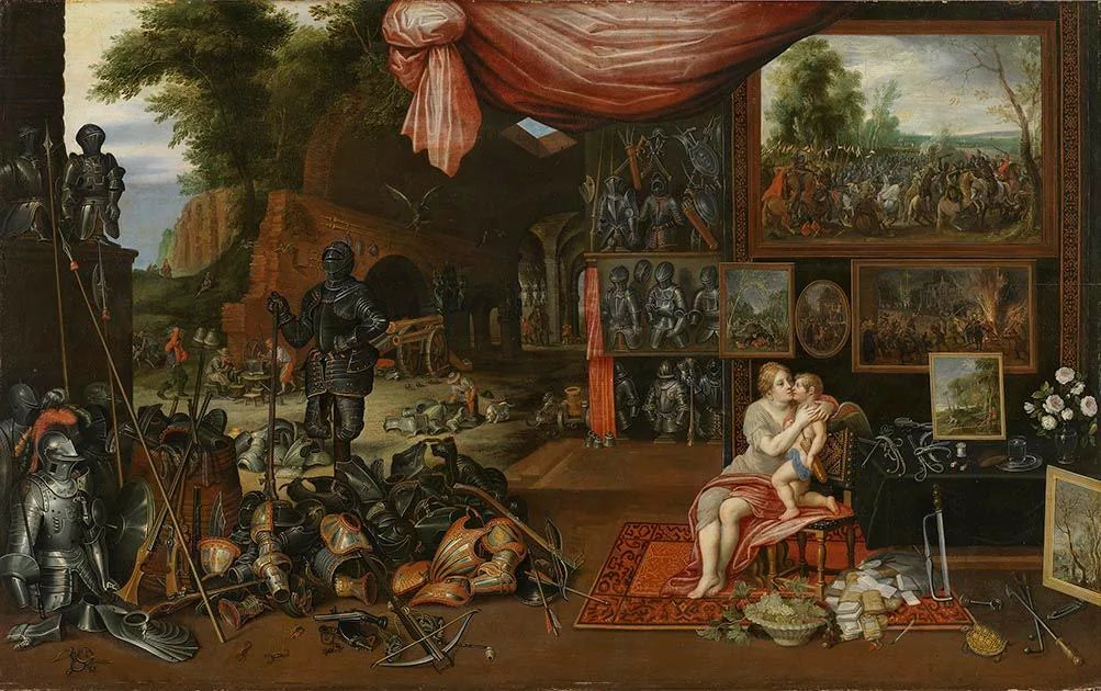 Vénus et Amour dans la Schmiede des Vulkan - Jan Brueghel l'Ancien image 1 copie de tableau peinte à la main