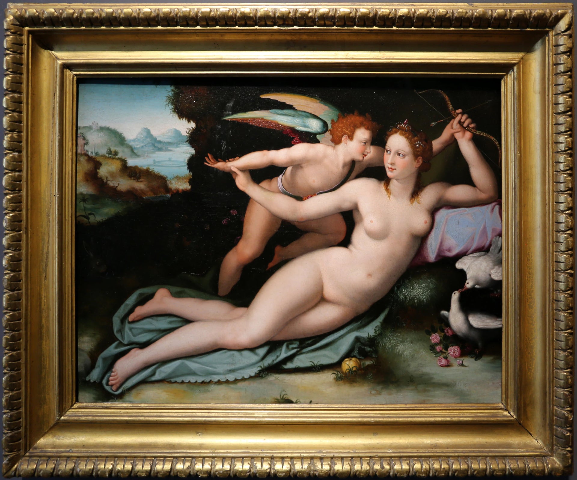 Vénus et Cupidon - Alessandro Allori