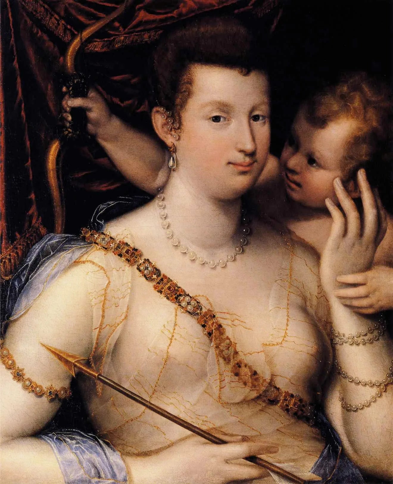 Vénus et Cupidon - Lavinia Fontana image 1 reproduction de peinture à l’huile