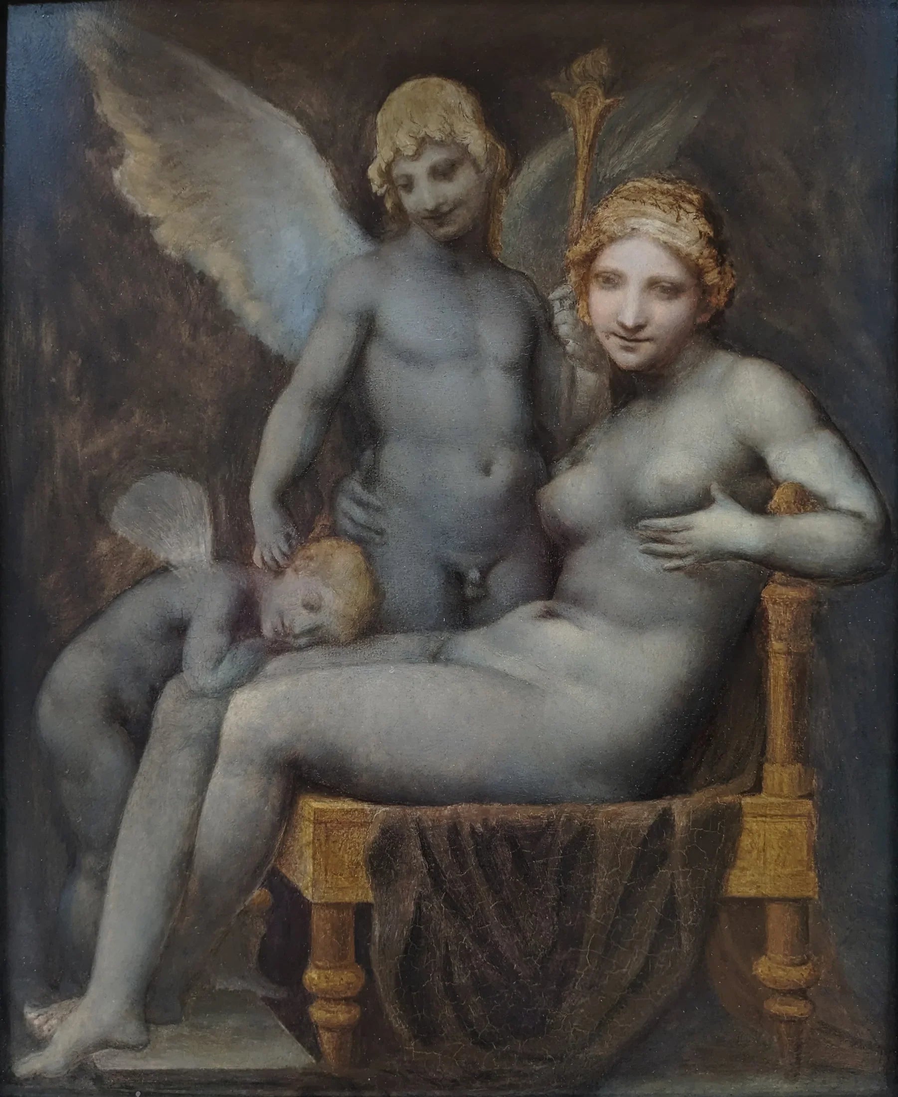 Vénus, l'Hymen et l'Amour - Pierre-Paul Prud'hon image 1 tableau peint à l’huile sur toile