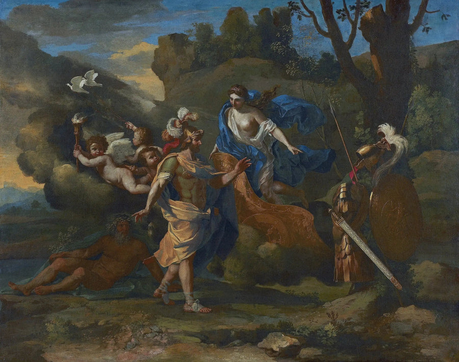Vénus présente à Énée les armes forgées par Vulcain - Nicolas Poussin