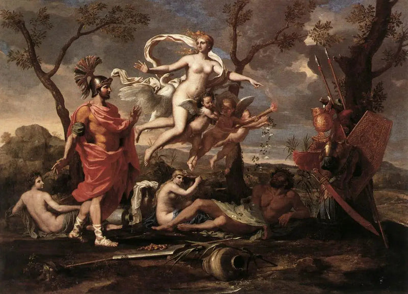 Vénus présente à Énée les armes forgées par Vulcain - Nicolas Poussin