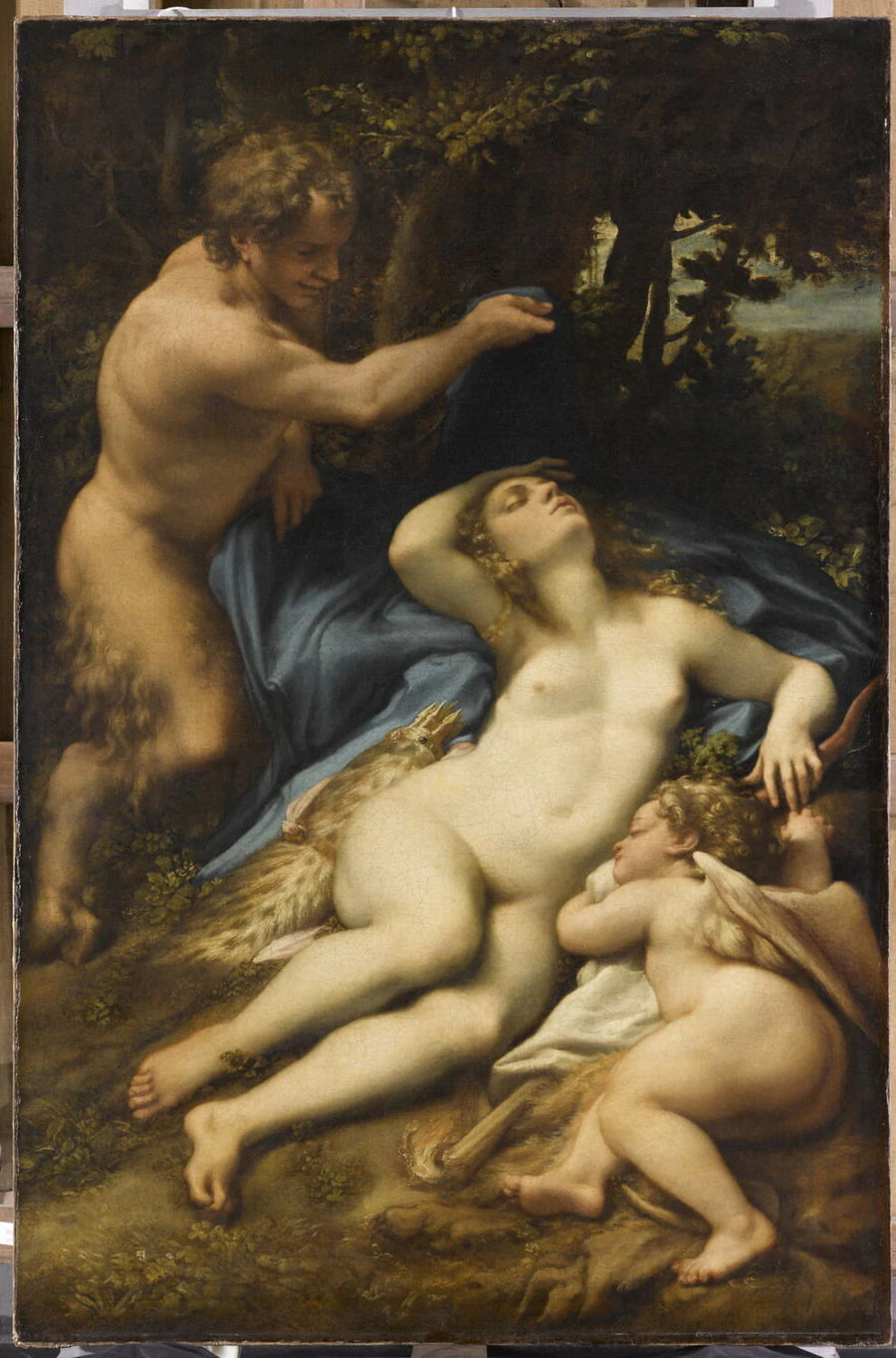 Vénus, satyre et l Amour endormi - Il Correggio Corrège