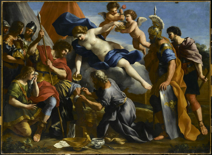 Vénus versant le dictame sur la blessure d'Énée - Giovanni Francesco Romanelli