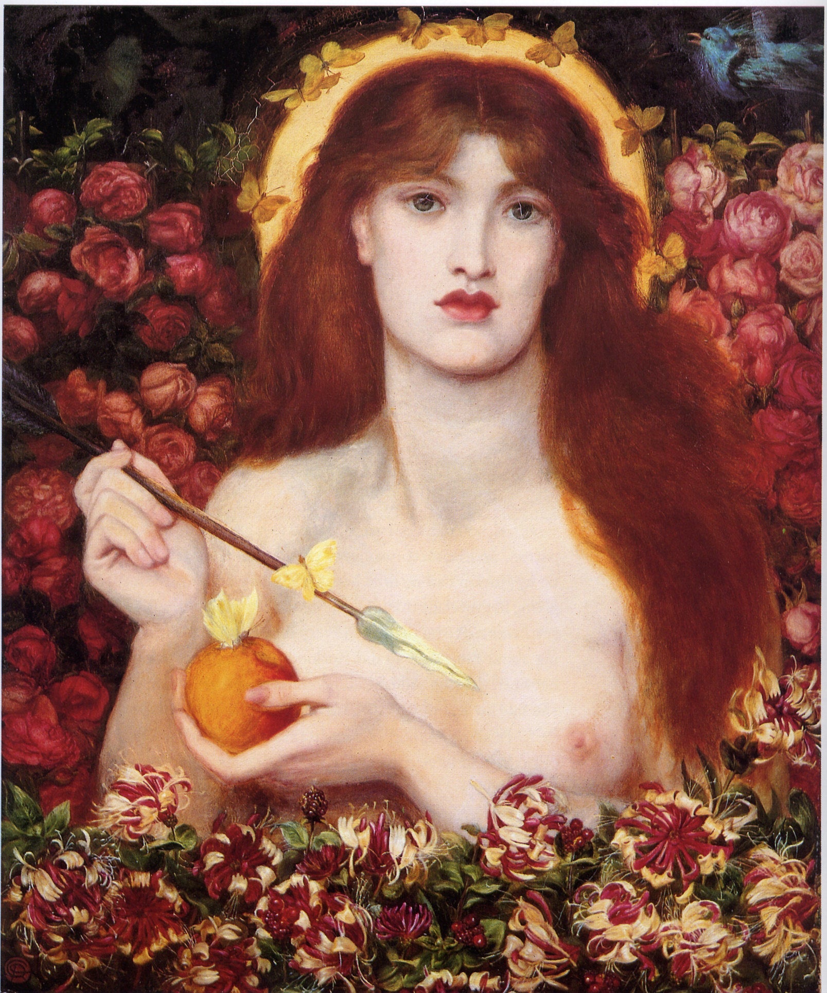 Vénus Verticordia - Dante Gabriel Rossetti image 1 reproduction de peinture à l’huile