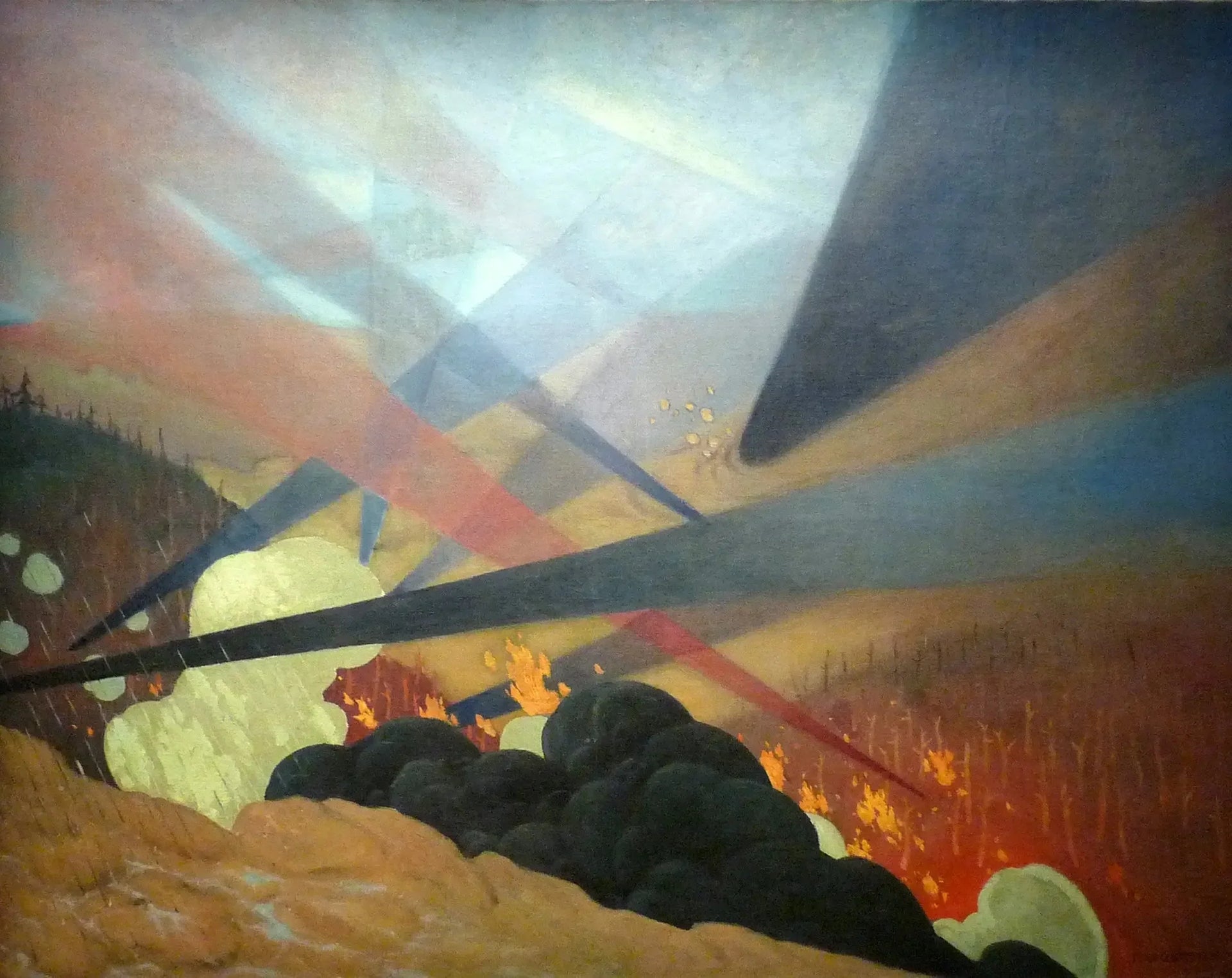 Verdun - Félix Vallotton image 1 tableau peint à l’huile sur toile