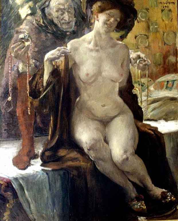 Verführung - Lovis Corinth