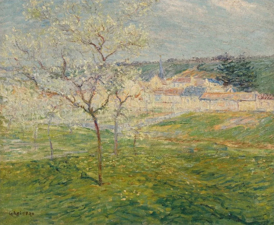 Verger au Printemps - Gustave Loiseau image 1 copie peinte à la main à l’huile