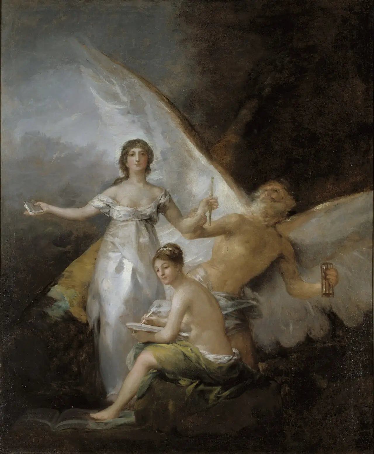 Vérité, le Temps et l'Histoire - Francisco de Goya image 1 reproduction d’œuvre d’art à l’huile